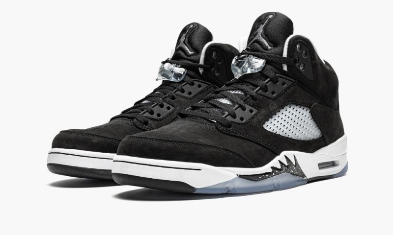 Nike Air Jordan 5 Retro 'Oreo 2021' Schoenen Heren Zwart Wit Grijs Nederland | 240931-NHD