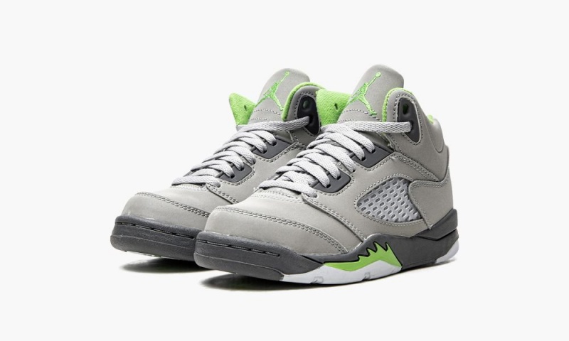 Nike Air Jordan 5 Retro PS 'Green Bean' Schoenen Kinderen Groen Grijs Nederland | 349610-GJC