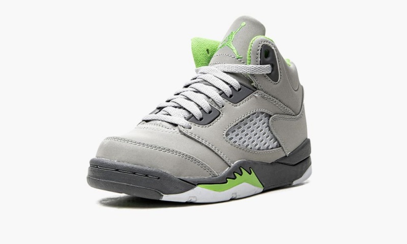 Nike Air Jordan 5 Retro PS 'Green Bean' Schoenen Kinderen Groen Grijs Nederland | 349610-GJC