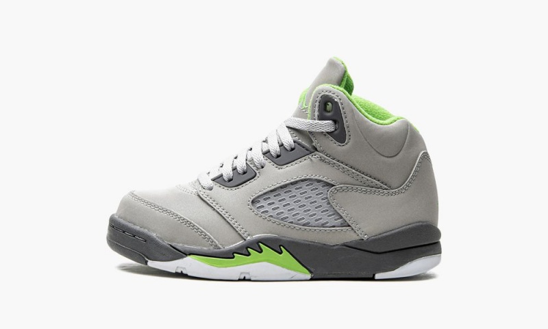 Nike Air Jordan 5 Retro PS \'Green Bean\' Schoenen Kinderen Groen Grijs Nederland | 349610-GJC