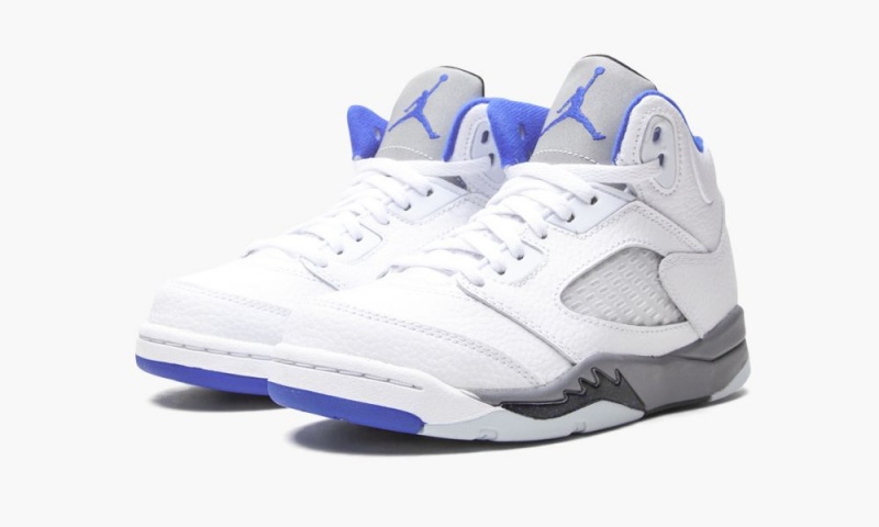 Nike Air Jordan 5 Retro PS 'Stealth 2.0' Schoenen Kinderen Wit Koningsblauw Nederland | 794802-TJL