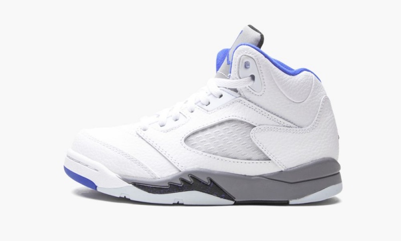 Nike Air Jordan 5 Retro PS \'Stealth 2.0\' Schoenen Kinderen Wit Koningsblauw Nederland | 794802-TJL