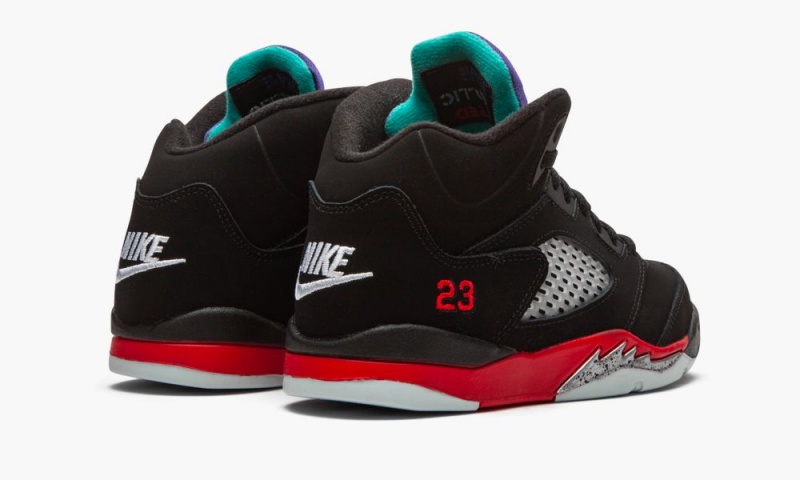 Nike Air Jordan 5 Retro PS 'Top 3' Schoenen Kinderen Zwart Rood Paars Nederland | 415298-QTO