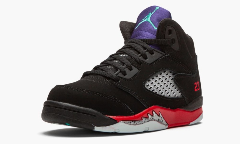 Nike Air Jordan 5 Retro PS 'Top 3' Schoenen Kinderen Zwart Rood Paars Nederland | 415298-QTO
