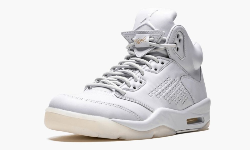 Nike Air Jordan 5 Retro Prem 'Pure Platinum' Schoenen Heren Grijs Platina Nederland | 231485-DKC
