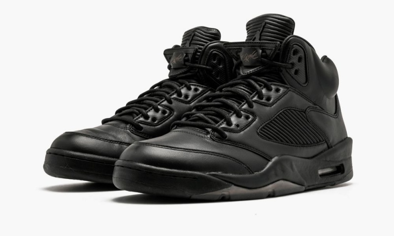 Nike Air Jordan 5 Retro Prem Schoenen Heren Zwart Nederland | 638175-EGH