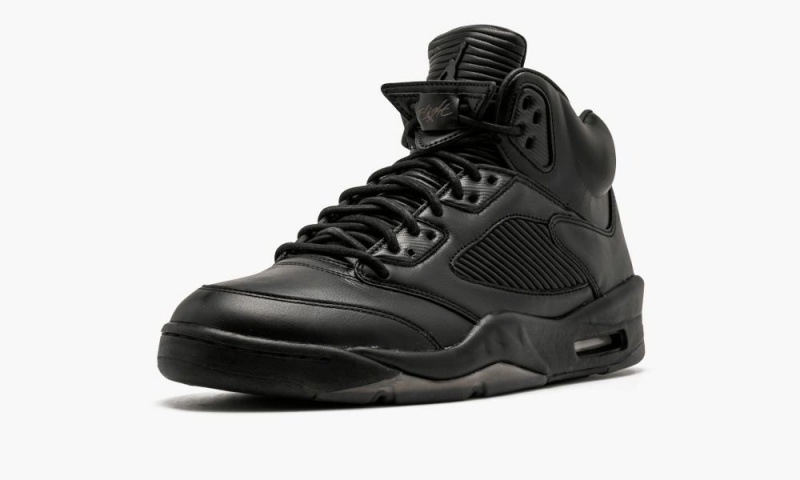 Nike Air Jordan 5 Retro Prem Schoenen Heren Zwart Nederland | 638175-EGH