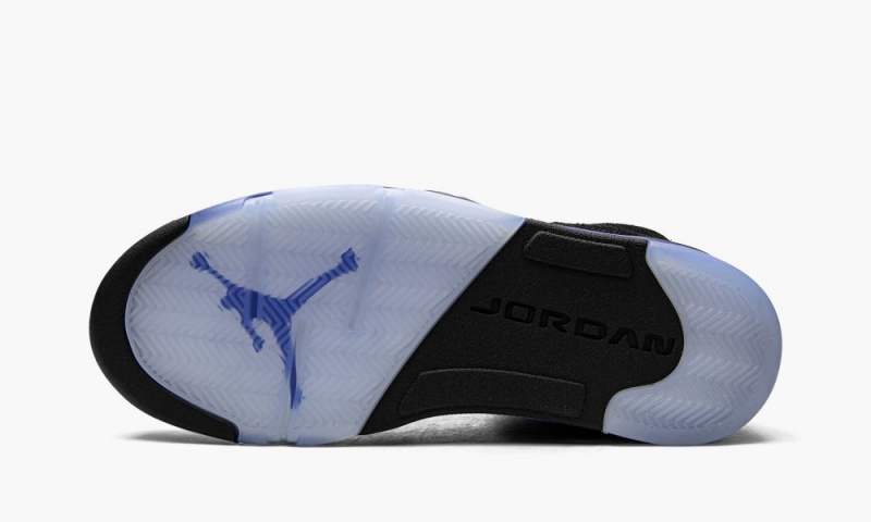 Nike Air Jordan 5 Retro 'Racer Blue' Schoenen Heren Zwart Blauw Nederland | 207384-FIR