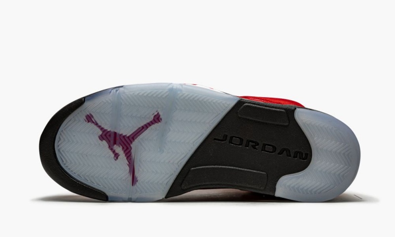 Nike Air Jordan 5 Retro 'Raging Bull 2021' Schoenen Heren Rood Zwart Wit Nederland | 038725-CFD