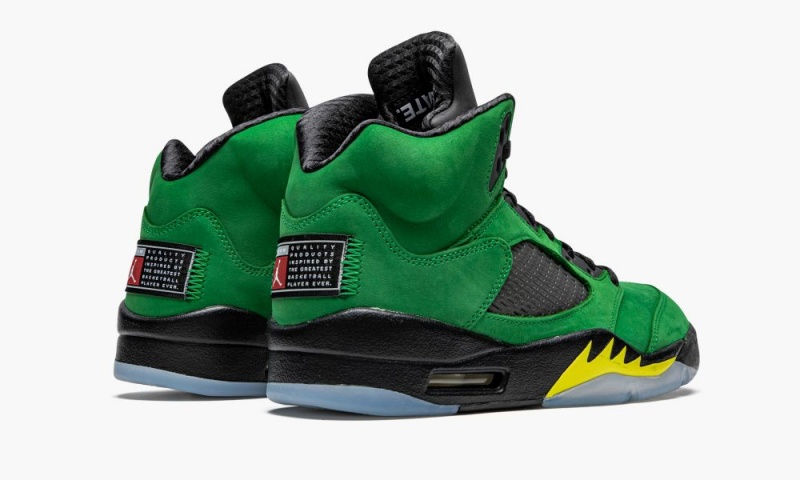 Nike Air Jordan 5 Retro SE 'Oregon' Schoenen Heren Groen Zwart Geel Nederland | 836542-WNK