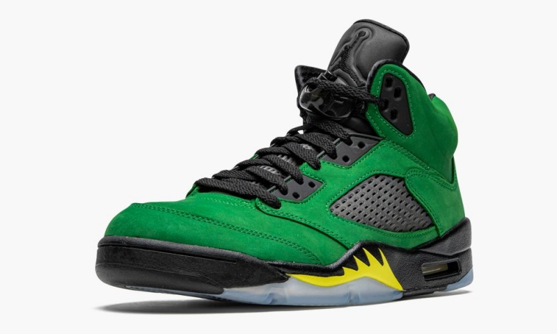 Nike Air Jordan 5 Retro SE 'Oregon' Schoenen Heren Groen Zwart Geel Nederland | 836542-WNK