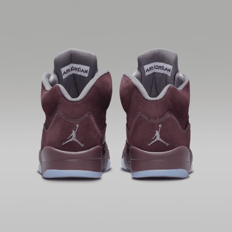 Nike Air Jordan 5 Retro SE Schoenen Heren Diepbordeaux Metal Zilver Diepgrijs Nederland | 297108-UXH