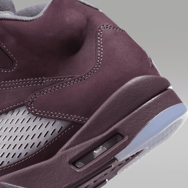 Nike Air Jordan 5 Retro SE Schoenen Heren Diepbordeaux Metal Zilver Diepgrijs Nederland | 297108-UXH