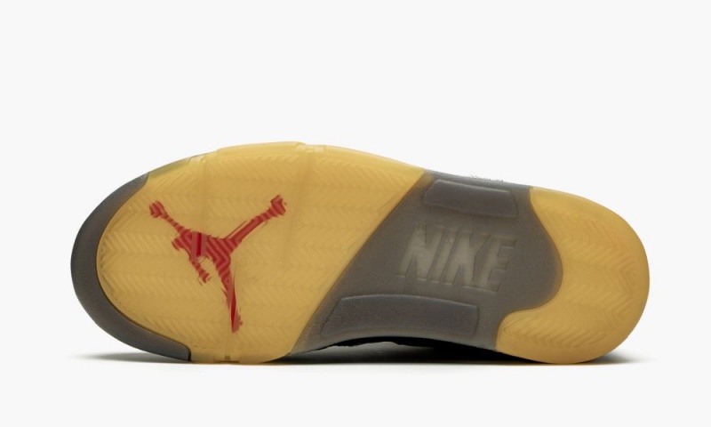 Nike Air Jordan 5 Retro SP 'Off-White' Schoenen Heren Zwart Rood Groen Nederland | 516378-AVZ