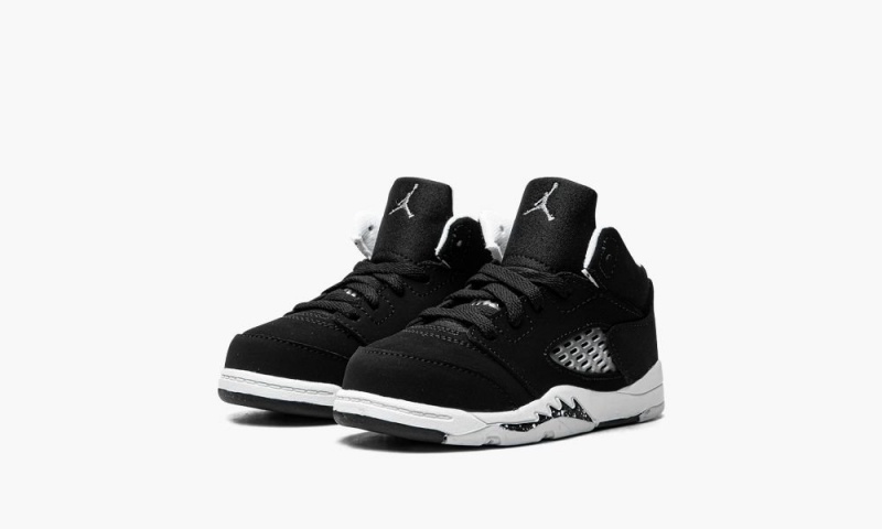 Nike Air Jordan 5 Retro TD 'Oreo 2021' Schoenen Kinderen Zwart Wit Nederland | 964023-QMI