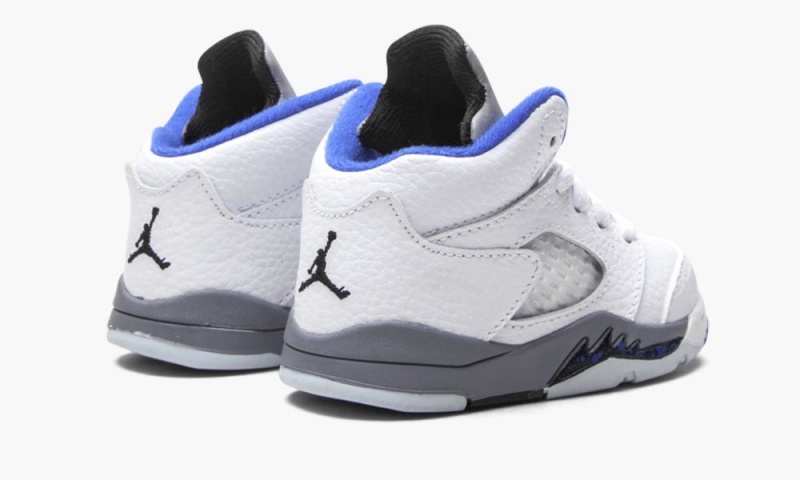Nike Air Jordan 5 Retro TD 'Stealth 2.0' Schoenen Kinderen Wit Koningsblauw Nederland | 157629-UJC