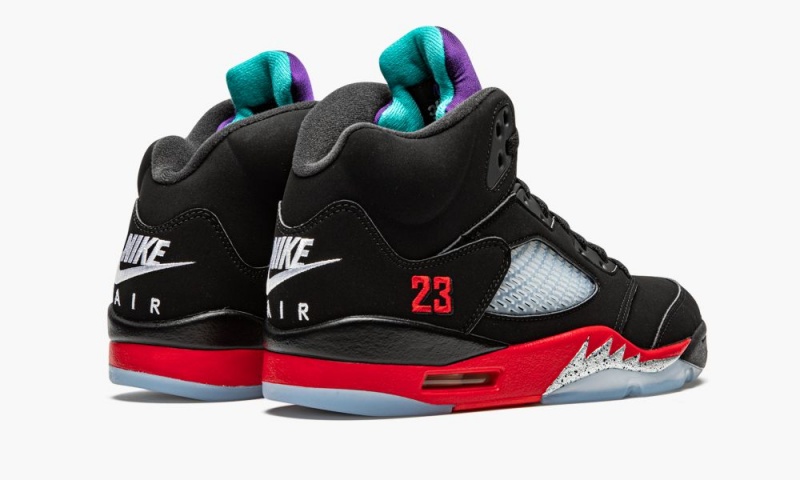 Nike Air Jordan 5 Retro 'Top 3' Schoenen Heren Zwart Rood Paars Nederland | 590138-FCE