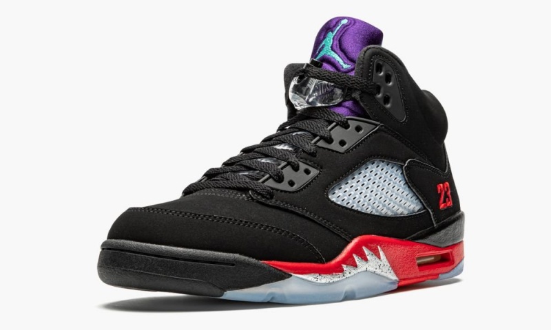 Nike Air Jordan 5 Retro 'Top 3' Schoenen Heren Zwart Rood Paars Nederland | 590138-FCE