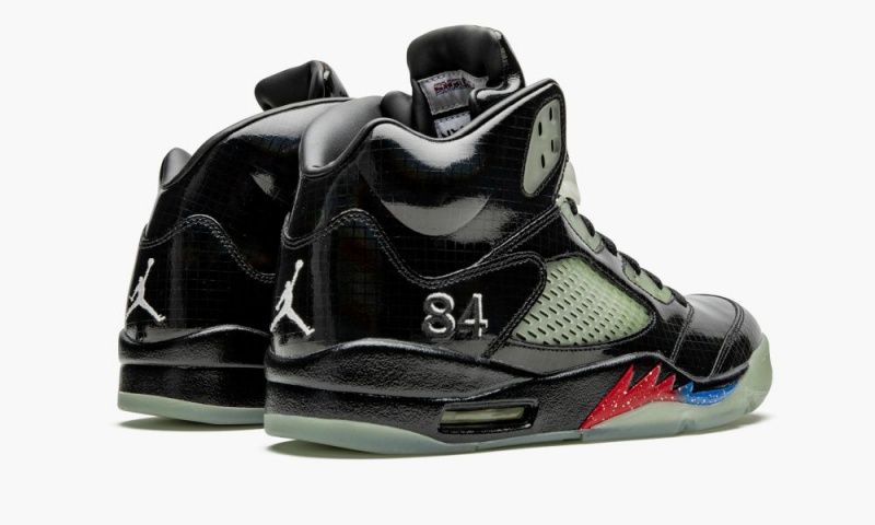 Nike Air Jordan 5 Retro 'Transformers - Black Ops' Schoenen Heren Zwart Nederland | 601273-DZM
