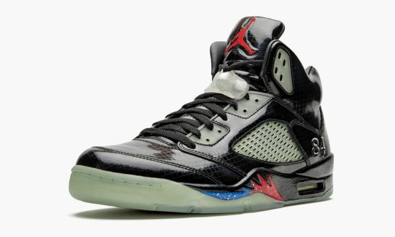 Nike Air Jordan 5 Retro 'Transformers - Black Ops' Schoenen Heren Zwart Nederland | 601273-DZM
