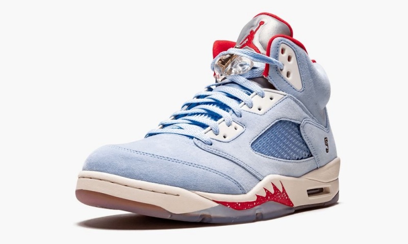 Nike Air Jordan 5 Retro 'Trophy Room' Schoenen Heren Blauw Rood Nederland | 274659-DWB