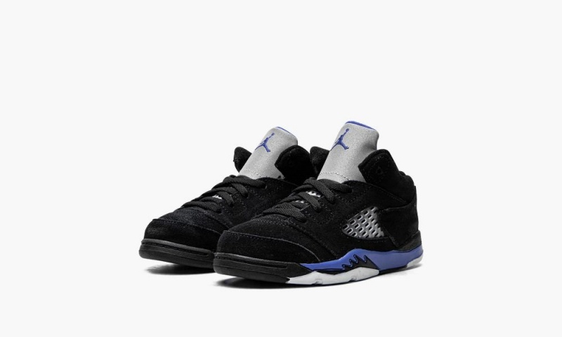 Nike Air Jordan 5 TD 'Racer Blue' Schoenen Kinderen Zwart Blauw Nederland | 628035-GCY