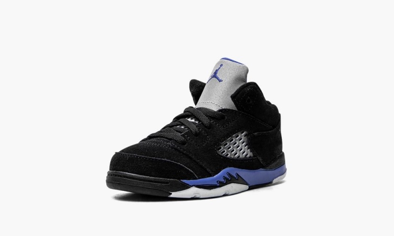 Nike Air Jordan 5 TD 'Racer Blue' Schoenen Kinderen Zwart Blauw Nederland | 628035-GCY
