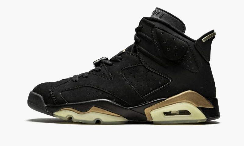 Nike Air Jordan 6 DMP \'DMP\' Schoenen Heren Zwart Goud Nederland | 672183-KRT