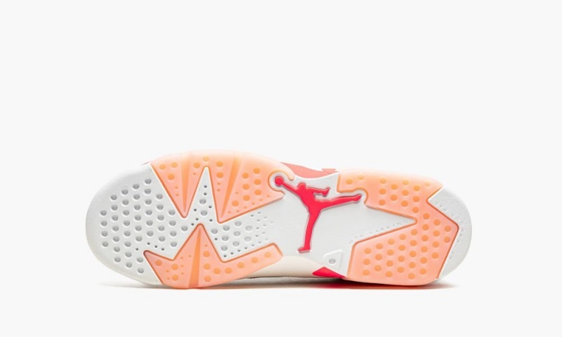 Nike Air Jordan 6 Low GS 'Atmosphere' Schoenen Kinderen Wit Roze Rood Nederland | 093426-MGY