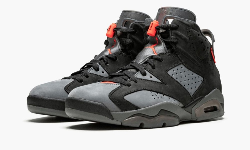 Nike Air Jordan 6 'PSG - Paris Saint Germain' Schoenen Heren Zwart Rood Grijs Nederland | 658927-ZIP