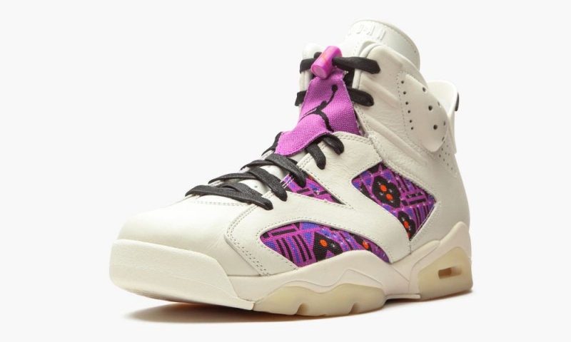 Nike Air Jordan 6 'Quai 54 - Purple' Schoenen Heren Zwart Oranje Nederland | 279168-HZJ