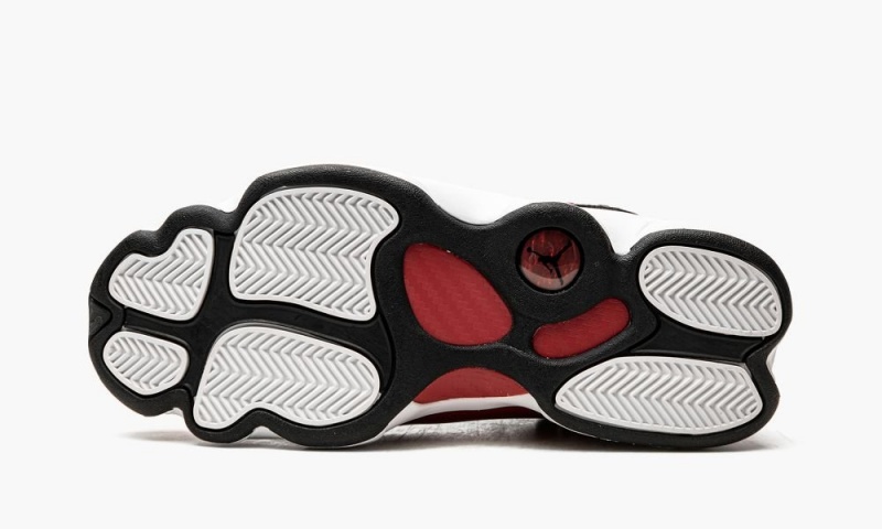 Nike Air Jordan 6 RINGS Schoenen Heren Zwart Rood Wit Nederland | 560981-ELP