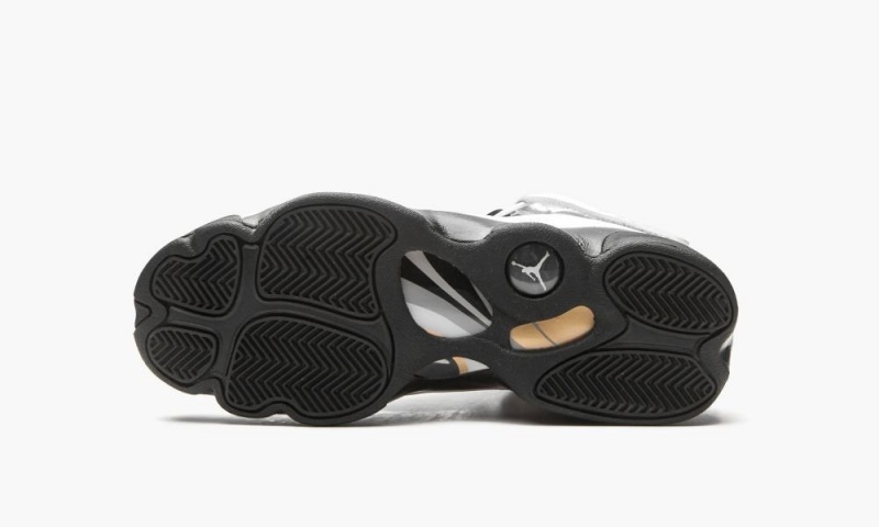 Nike Air Jordan 6 RINGS Schoenen Kinderen Wit Zwart Metal Goud Nederland | 932807-GOA