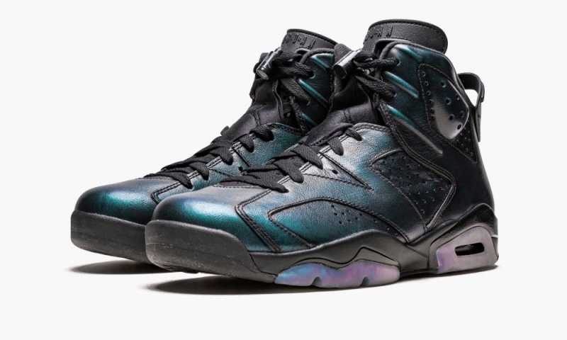 Nike Air Jordan 6 Retro AS 'All Star Game / Chameleon' Schoenen Heren Zwart Wit Nederland | 857164-NAE