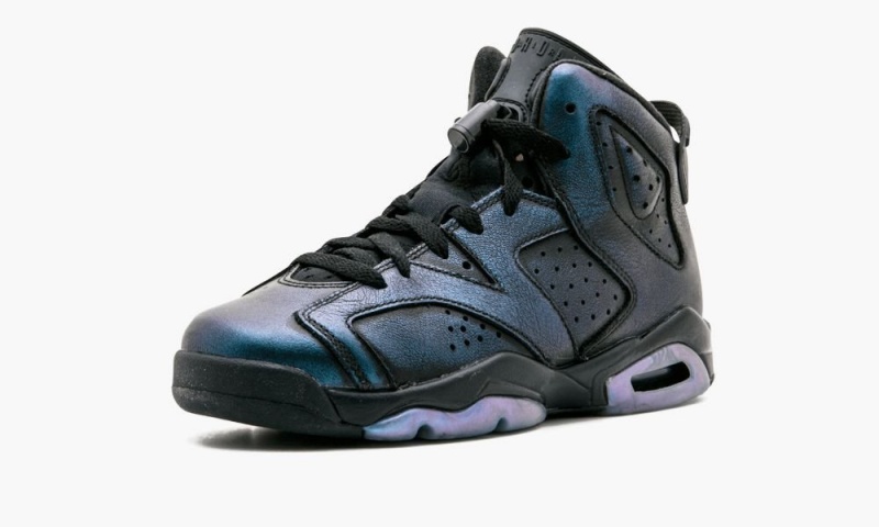 Nike Air Jordan 6 Retro AS BG 'All-Star - Chameleon' Schoenen Kinderen Zwart Wit Nederland | 391765-PKH