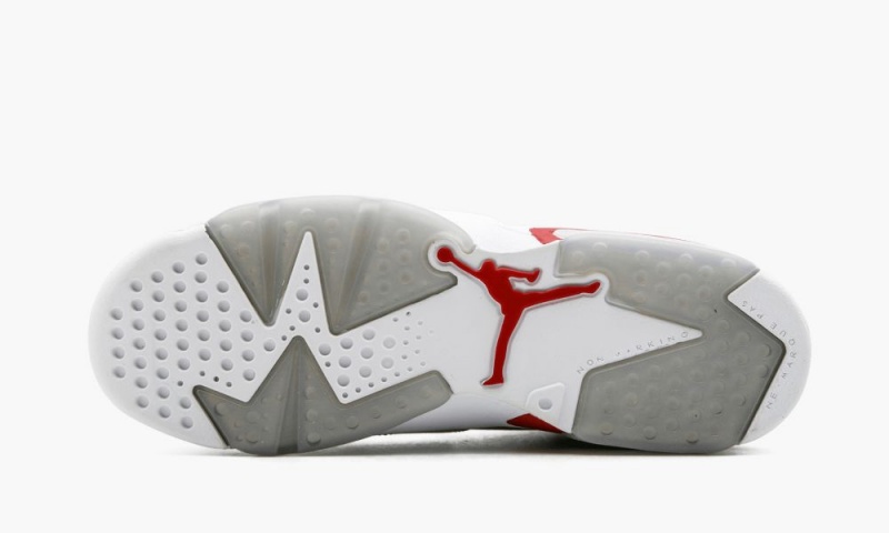 Nike Air Jordan 6 Retro BG 'Alternate' Schoenen Kinderen Wit Rood Platina Nederland | 930187-OUI