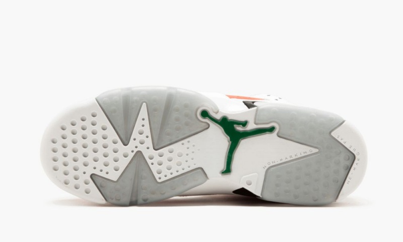 Nike Air Jordan 6 Retro BG 'Gatorade' Schoenen Kinderen Wit Oranje Zwart Nederland | 146285-ZDS
