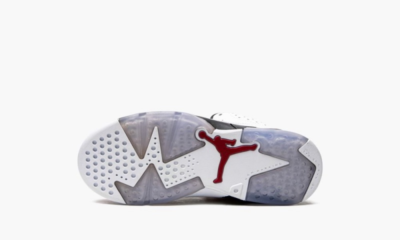 Nike Air Jordan 6 Retro BP 'Carmine' Schoenen Kinderen Wit Zwart Rood Nederland | 803672-OYT