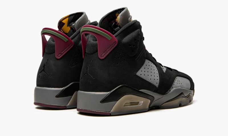 Nike Air Jordan 6 Retro 'Bordeaux' Schoenen Heren Zwart Diepgrijs Nederland | 204738-LVB