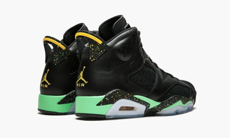 Nike Air Jordan 6 Retro 'Brazil Pack' Schoenen Heren Zwart Groen Geel Nederland | 843762-YTS