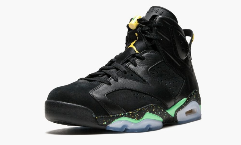Nike Air Jordan 6 Retro 'Brazil Pack' Schoenen Heren Zwart Groen Geel Nederland | 843762-YTS