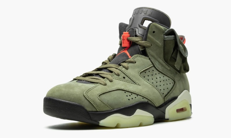 Nike Air Jordan 6 Retro 'Cactus Jack - Travis Scott' Schoenen Heren Olijfgroen Zwart Nederland | 627140-WAQ