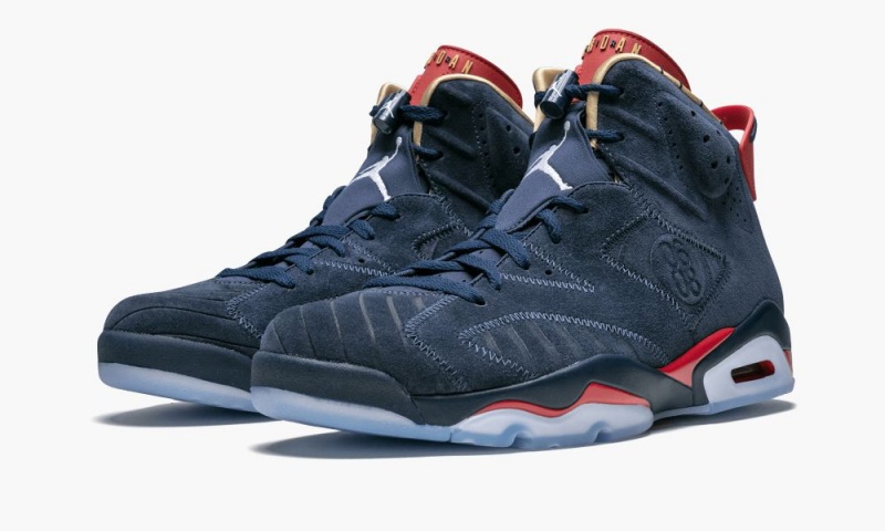 Nike Air Jordan 6 Retro DB 'Doernbecher' Schoenen Heren Donkerblauw Wit Nederland | 685413-NMU