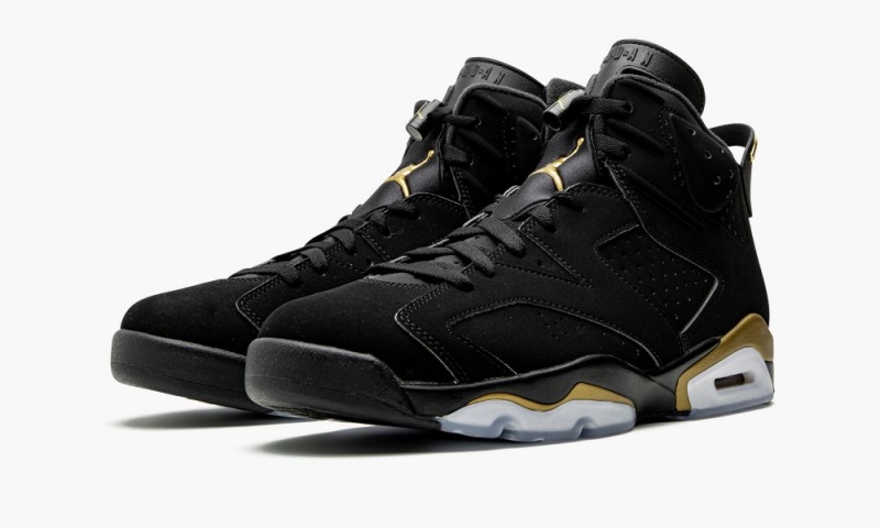 Nike Air Jordan 6 Retro 'DMP 2020' Schoenen Heren Zwart Metal Goud Nederland | 369185-GKT