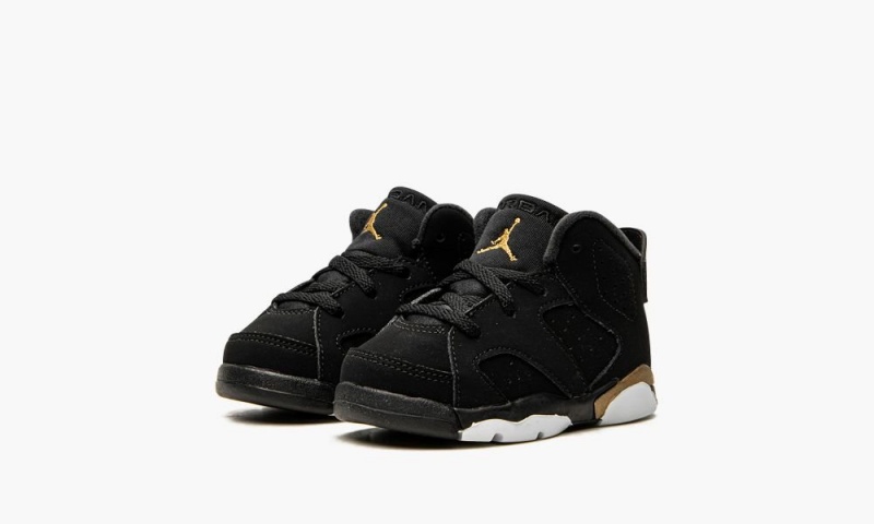 Nike Air Jordan 6 Retro DMP TD 'DMP' Schoenen Kinderen Zwart Metal Goud Zwart Nederland | 013529-RCA