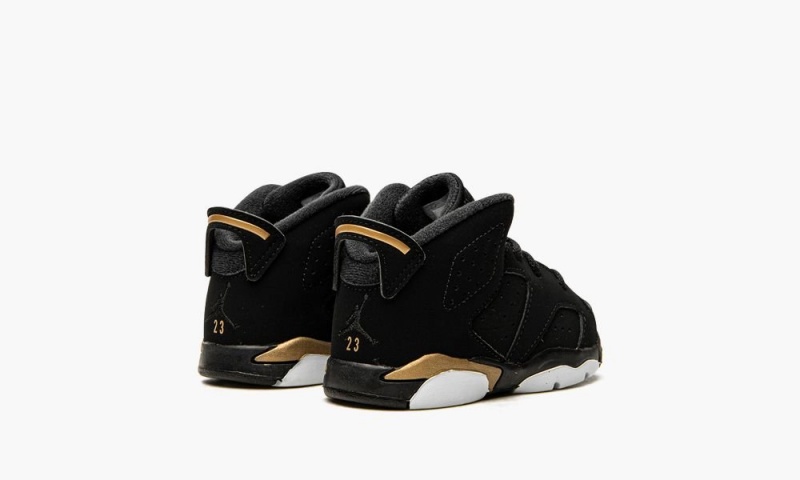 Nike Air Jordan 6 Retro DMP TD 'DMP' Schoenen Kinderen Zwart Metal Goud Zwart Nederland | 013529-RCA