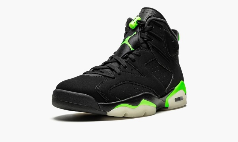 Nike Air Jordan 6 Retro 'Electric Green' Schoenen Heren Zwart Groen Nederland | 694218-XBA