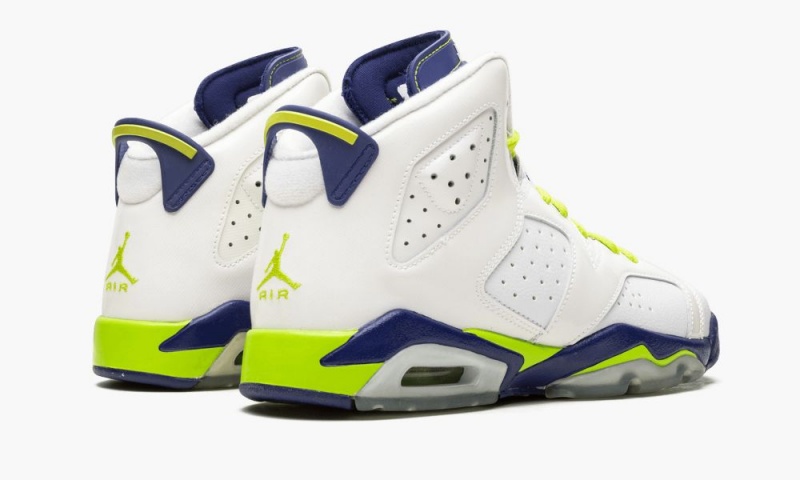 Nike Air Jordan 6 Retro GG 'Fierce Green' Schoenen Kinderen Wit Nederland | 906487-XLA