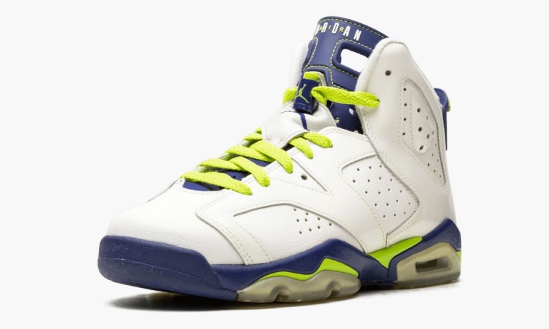 Nike Air Jordan 6 Retro GG 'Fierce Green' Schoenen Kinderen Wit Nederland | 906487-XLA