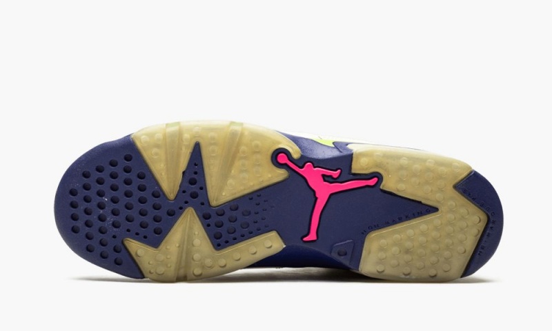 Nike Air Jordan 6 Retro GG 'Fierce Green' Schoenen Kinderen Wit Nederland | 906487-XLA